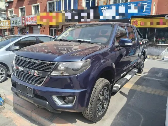 Huanghai Huanghai Xianglong 2.4T Huanghai Da Niu N1S commercial version gasoline four-wheel drive extended flat-bottomed cargo box wealth-creating 4K22D4T