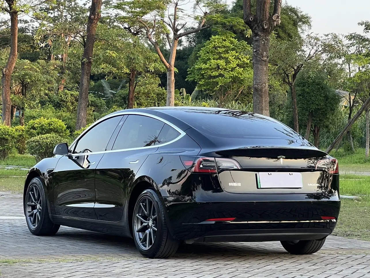 Tesla Model 3 Long battery life, rear-wheel drive version