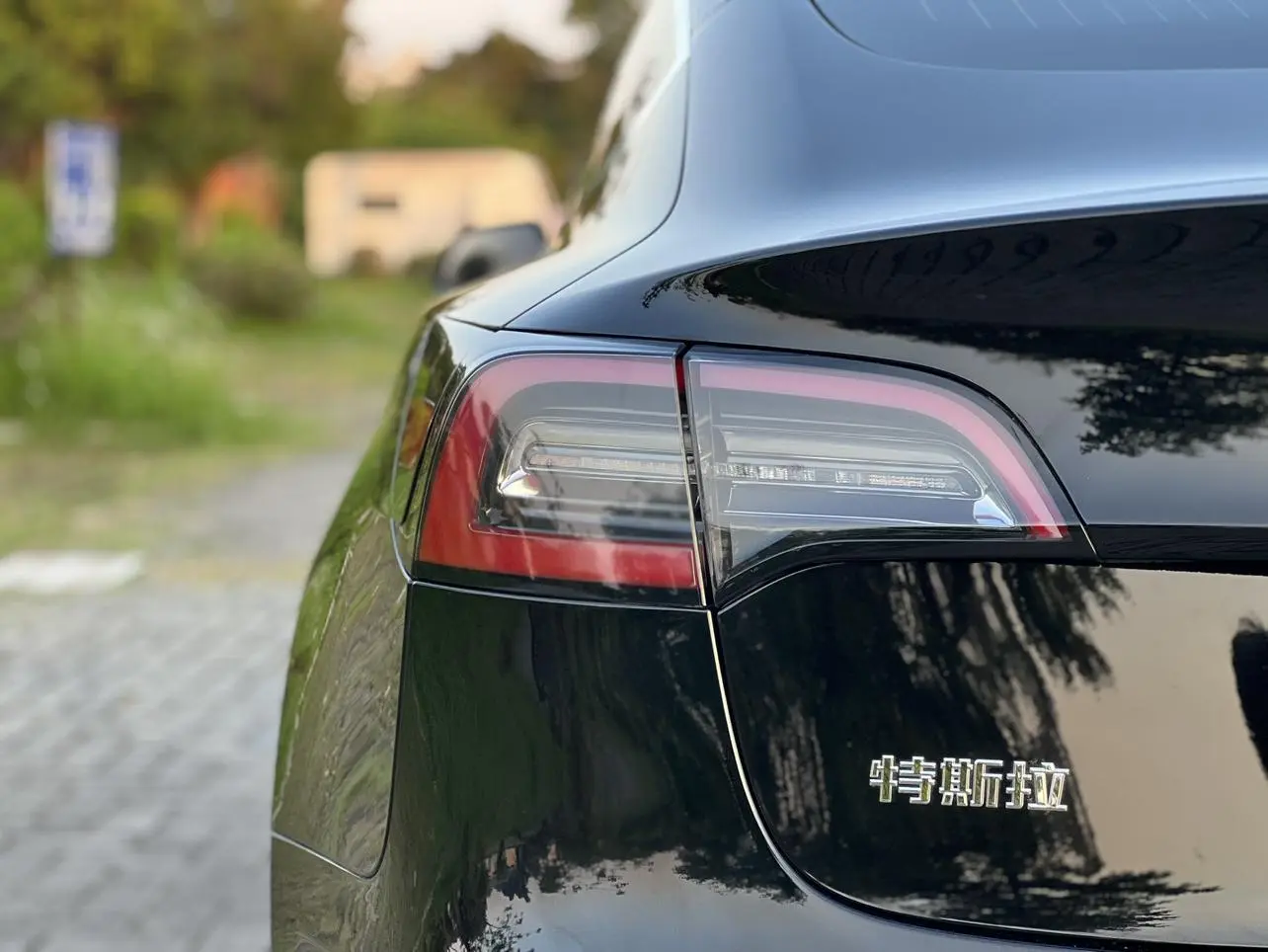 Tesla Model 3 Long battery life, rear-wheel drive version