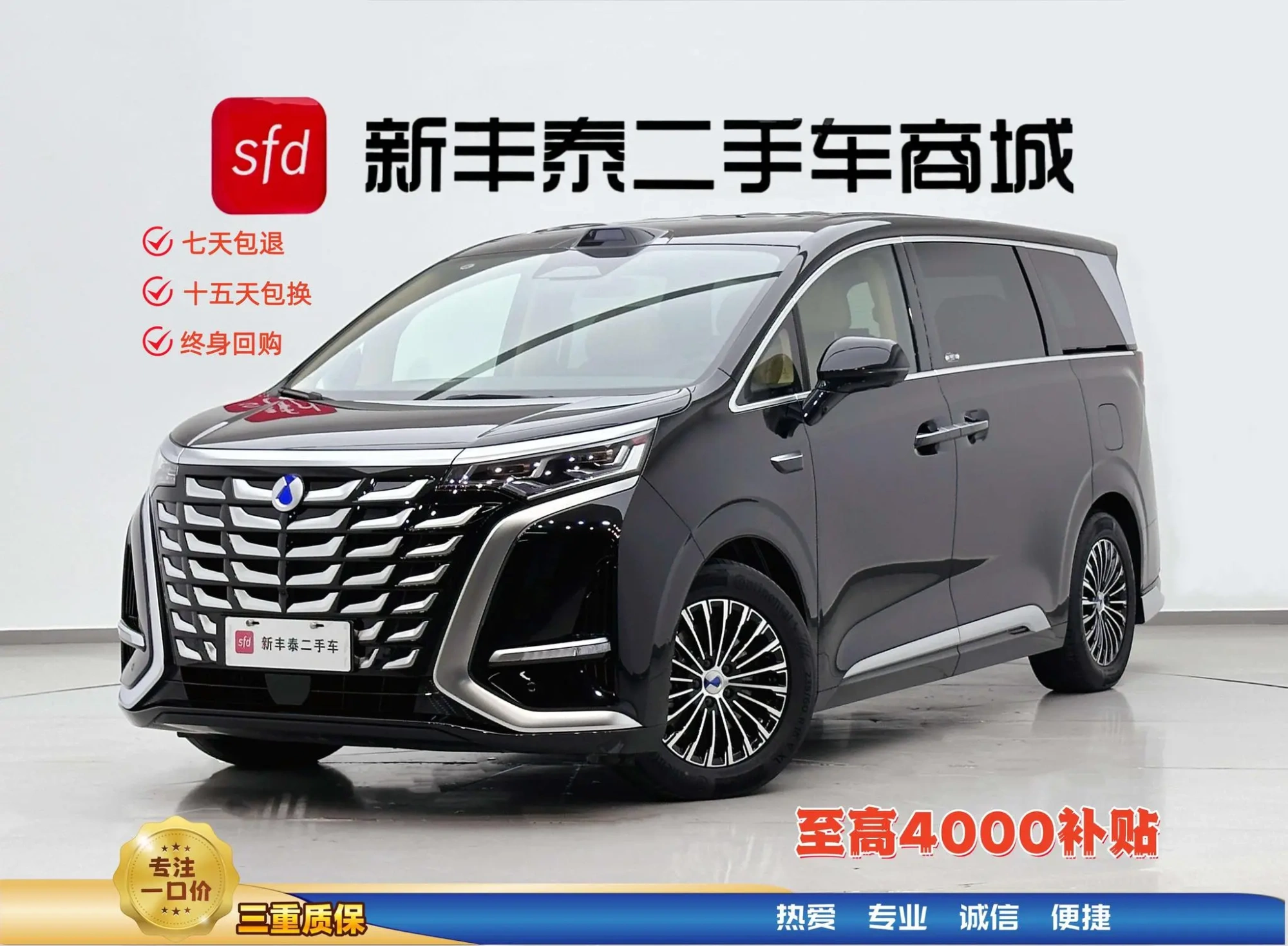 Denza Denza D9 DM Smart driving version 1020 four-wheel drive exclusive type